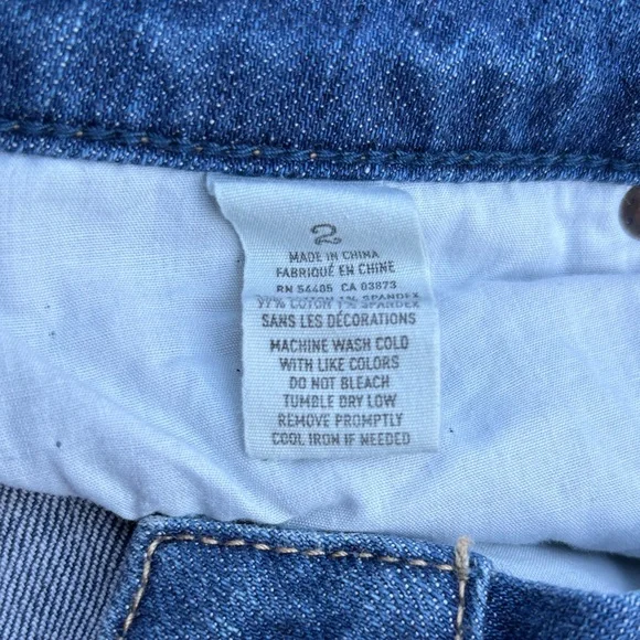 American Eagle Outfitters Women's Blue Denim Shorts - Picture 4 of 5